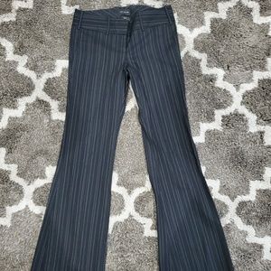 The limited drew fit black/white pinstripe trouser